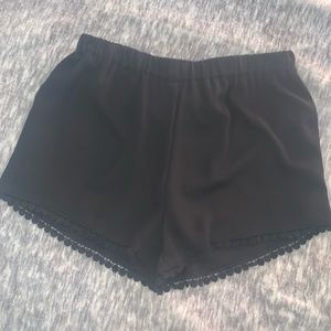 Flowy black shorts!